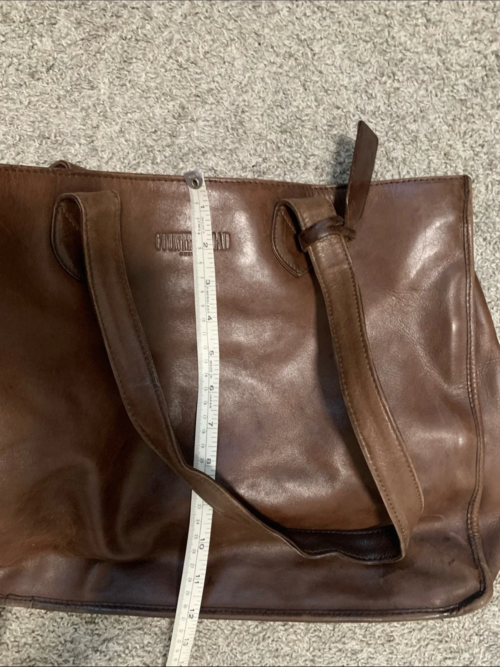 Vintage genuine leather